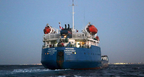 Tanker "Mechanic Chebotaryov". Photo: http://crew-man.com/News/Allnews