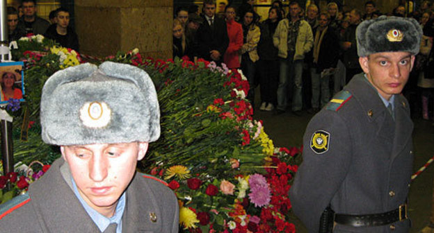 Moscow, Park Kultury metro station, evening of March 30, 2010. Photo by the "Caucasian Knot"