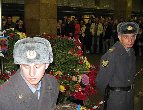 Moscow, Park Kultury metro station, evening of March 30, 2010. Photo by the "Caucasian Knot"