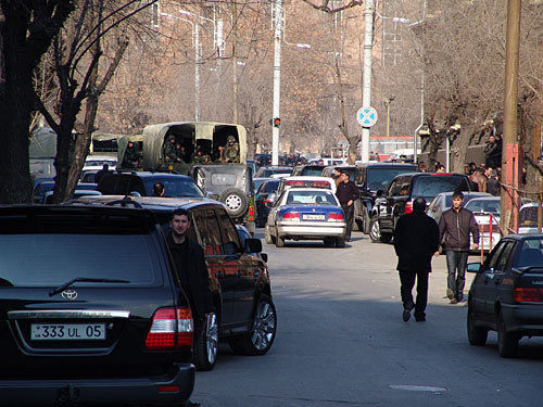 Armenia, Yerevan, March 1, 2008. Courtesy of oppositionists from Fact-Finding Group about March 1 Events