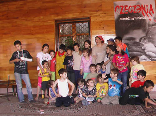 Gatayevs’ Children with mother Khadizhat. Lithuania, Kaunas.2008. Photo by the "Caucasian Knot"