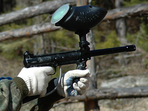 Paintball rifles. Photo by http://ru.wikipedia.org