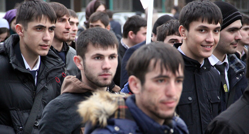 Chechnya residents. Photo by Magomed Magomedov for the ‘Caucasian Knot’. 