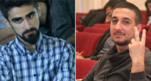 Bairam Mamedov and Giyas Ibragimov, the activists of the opposition's movement "Nida". Photo: http://minval.az/news/123583954