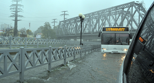 Flooding in Sochi. Photo by Svetlana Kravchenko for the ‘Caucasian Knot’. 