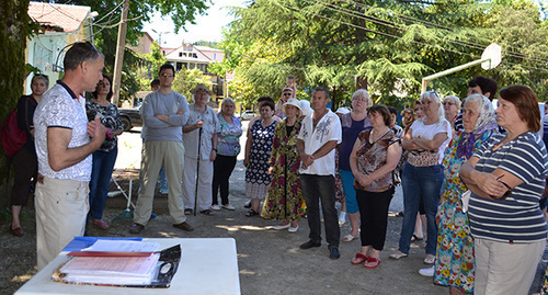 Dagomys residents at the rally on 13.06.2016. Photo by Svetlana Kravchenko for the "Caucasian Knot"