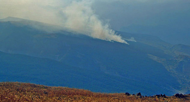 Fire in the Botlikh District of Dagestan, September 7, 2010. Photo by the "Caucasian Knot"