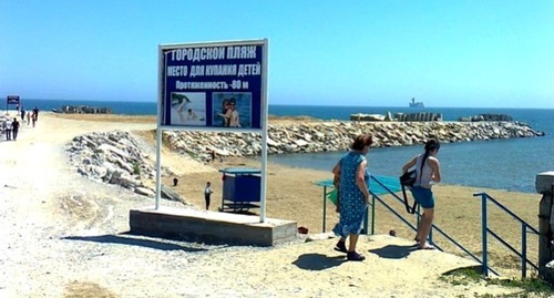 City beach of Kaspiysk. Photo: Kaspiysk.org