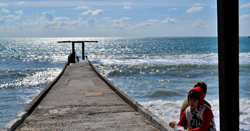 A beach in Sochi. Photo by Svetlana Kravchenko for the "Caucasian Knot"