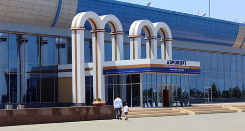 Makhachkala Akhmet-Khan Sultan Airport. Photo by Akhmed Aldebirov for the "Caucasian Knot"