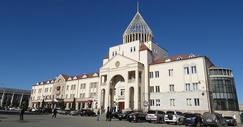 The Parliament of Nagorno-Karabakh in Stepanakert. Photo by Alvard Grigoryan for the "Caucasian Knot"