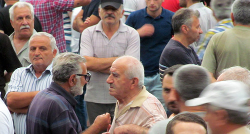 The rally in defence of freedom of speech in Yerevan. Photo by Tigran Petrosyan for the "Caucasian Knot"