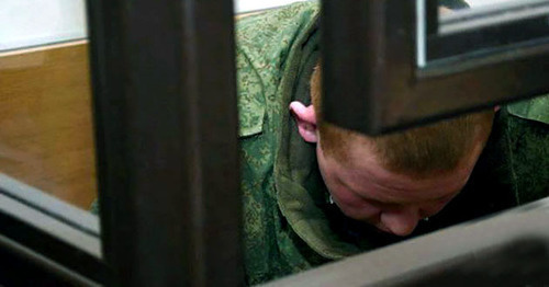 Valery Permyakov in the court room. Photo: Sputnik/Arminuhi Mikhoyan