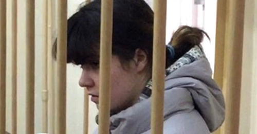 Varvara Karaulova. Photo: press service of Moscow Lefortovo District Court.