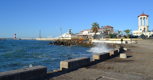 Memorial at the Southern Jetty in Sochi. Photo by Svetlana Kravchenko for the 'Caucasian Knot'. 