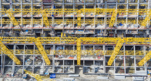 Construction of the "Rostov-Arena" Stadium. Photo ttp://football-championship-2018.ru/2016/03/stroitelstvo_rostov_areny_518895.html