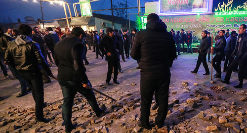 Riots in the village of Nardaran. November 26, 2016. Photo by Aziz Karimov for the "Caucasian Knot"