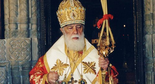 Patriarch Ilia II, Catholicos-Patriarch of All Georgia. Photo © FB / Giorgi Kvirikashvili http://sputnik-georgia.ru/georgia/20170104/234435261/Pervye-lica-Gruzii-pozdravili-Iliju-Vtorogo-s-dnem-rozhdenija.html