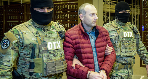 Blogger Alexander Lapshin is extradited to Azerbaijan. Photo by Aziz Karimov for the "Caucasian Knot"