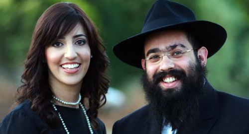 Ari Edelkopf, Chief Rabbi of Sochi, and his wife. Photo: https://www.facebook.com/photo.php?fbid=100135029997986&amp;set=ecnf.100000044671868&amp;type=3&amp;theater