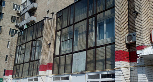 The building located in the Shtakhanovsky street, 22, in Rostov-on-Don, listed as a 'house of prayer' of Jehovah's Witnesses on the site of the city administration. Photo by Konstantin Volgin for "Caucasian Knot"