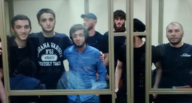 Defendants in Caliphate case. Photo is provided by Ramzan Uzuyev. 