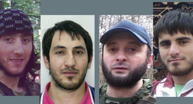 Khasan Khatsiev, Magomed Bekbuzarov, Bekhan Soltukiev and Mikail Cherbizhev (from left to right). Collage by "Caucasian Knot". Photo: MIA for Ingushetia Republic