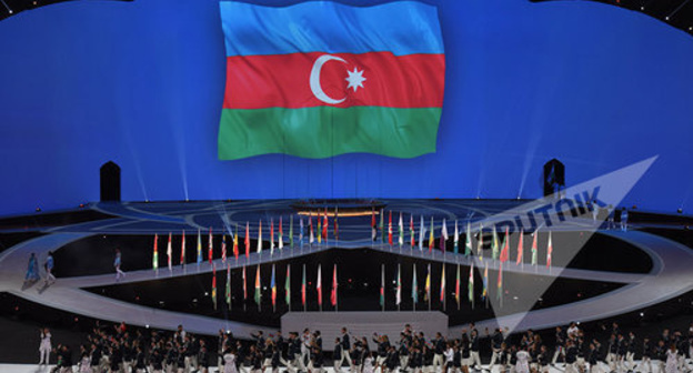 Opening ceremony of the 4th Islamic Solidarity Games in Baku, May 12, 2017. Photo: © Sputnik / Murad Orujov