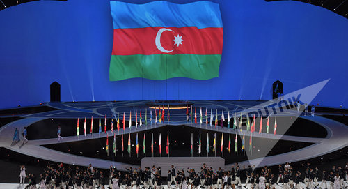 Opening ceremony of the 4th Islamic Solidarity Games in Baku, May 12, 2017. Photo: © Sputnik / Murad Orujov