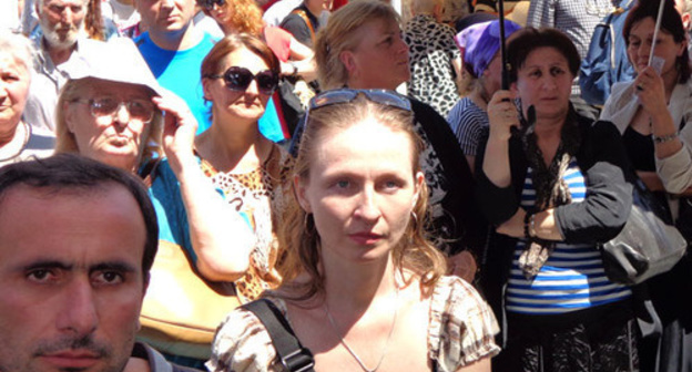 Protest action demanding to amend anti-discrimination law. Tbilisi, May 17, 2014. Photo by Inna Kukudzhanova for "Caucasian Knot" 