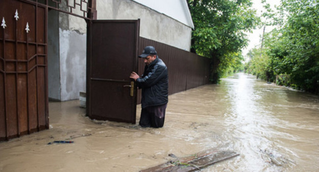 Flooding in Levokumka village, Stavropol Territory. Photo: Anton Podgaiko/Yuga.ru