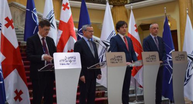 An opening of the session of the NATO Parliamentary Assembly. Photo © Ruptly. FB / Georgian Parliament