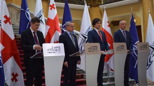 An opening of the session of the NATO Parliamentary Assembly. Photo © Ruptly. FB / Georgian Parliament