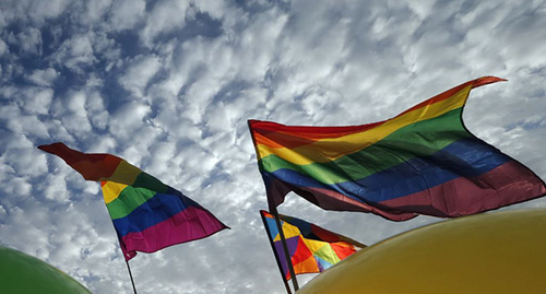 Flags of the LGBT community. Photo https://www.svoboda.org/a/28496059.html