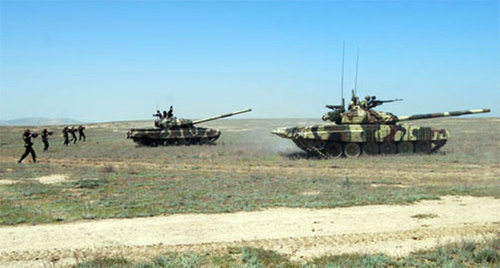 Military excercise in Azerbaijan. Photo: http://www.mod.gov.az/index2.php?content=photo