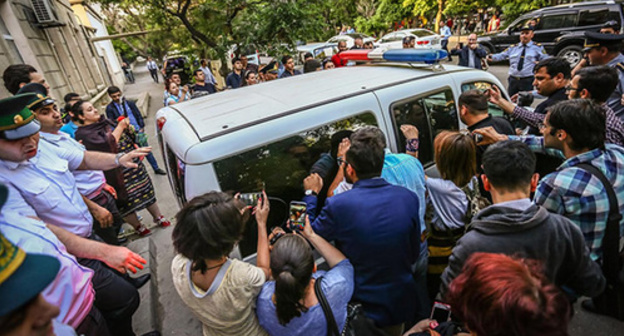 Arrest of Afghan Mukhtarly. Photo by Aziz Karimov for the 'Caucasian Knot'. 