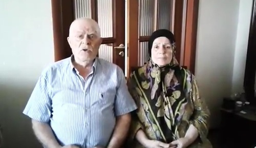 Parents of Murad Amriev recorded a video message in which they said that their son had not violated any laws. Screenshot: https://www.youtube.com/watch?v=UH8VPy_i7ME