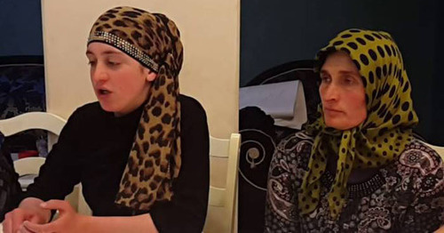 Ramazan Djalaldinov's wife and daughter interviewed. May 13, 2016. Screenshot of a video by the user gazetachernovik https://www.youtube.com/watch?v=T-A7HQLVTws