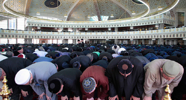 Opening of Aimani Kadyrova Mosque in Chechnya. Photo: Musa Sadulayev, Yuga.ru, https://www.yuga.ru/news/399200/