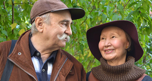 Sochi pensioners Klara and Valentin Donchi-Ool. Photo by Svetlana Kravchenko for the Caucasian Knot. 