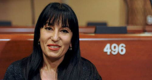 Naira Zorabyan, a member of the Armenian delegation to the PACE, deputy of "Tsarukyan" alliance. Photo: http://ru.aravot.am/2016/01/27/198505/