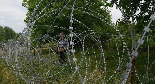 The border between Ukraine and Russia. Photo http://www.mfa.gov.ge