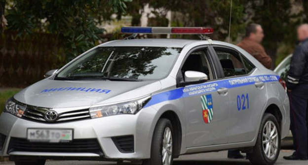 Police car. Photo: Sputnik / Tomas Tkhaitsuk