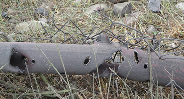 Traces of shelling. Nagorno-Karabakh. Photo by Alvard Grigoryan for "Caucasian Knot"