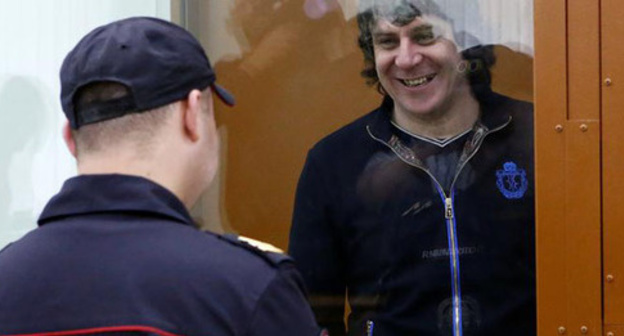 Tamerlan Eskerkhanov in the courtroom. Photo: REUTERS/Sergei Karpukhin