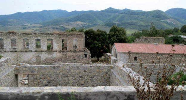 A view of the Melikov Palace in Tog village in the Gadrut District of the Nagorno-Karabakh Republic. Photo by Alvard Grigoryan for "Caucasian Knot"