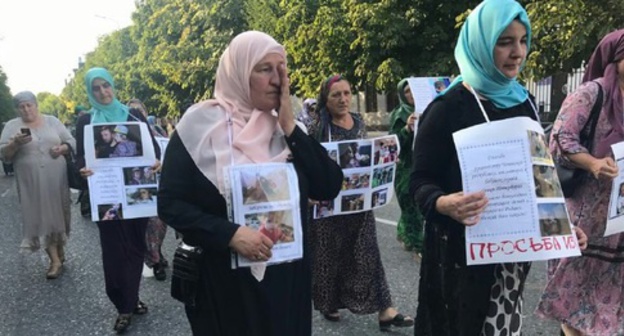 A march in Grozny. August 13, 2017. Photo by "Caucasian Knot"