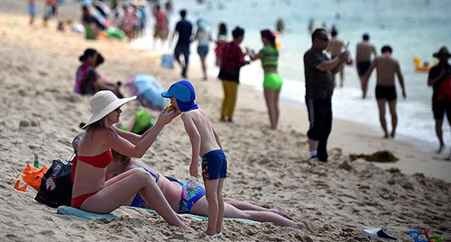 Beach. Photo: http://vlg-media.ru/society/v-rosi-pojavitsja-kurortnyi-sbor-57094.html