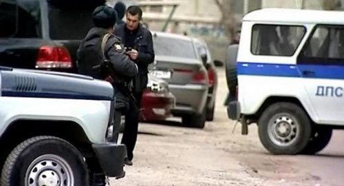 Dagestani policemen. Photo: https://apral.ru/2017/08/17/sk-prichinoj-vzryva-v-dagestane-stala-samodelnaya-bomba.html