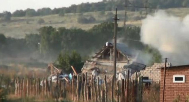 A special operation in the Malgobek District of Ingushetia. August 23, 2017. Photo http://nac.gov.ru/